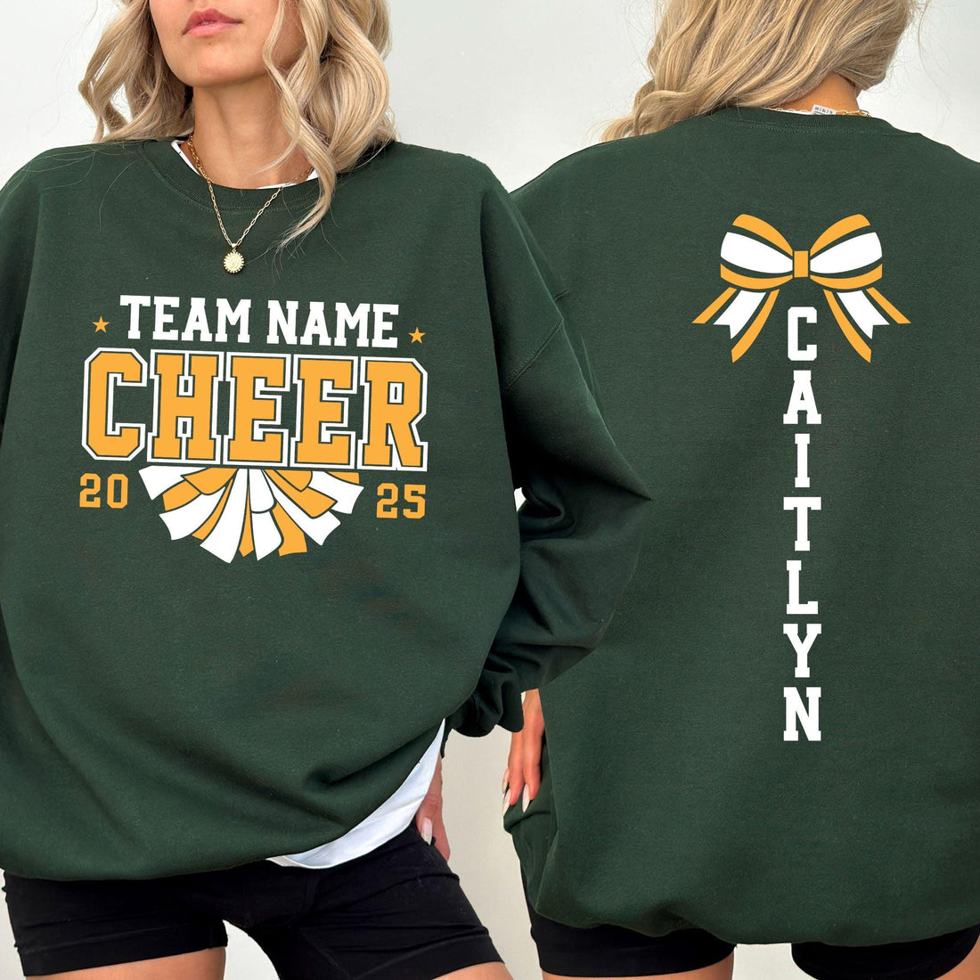 Custom Cheer Team Name Tshirt/Sweatshirt
