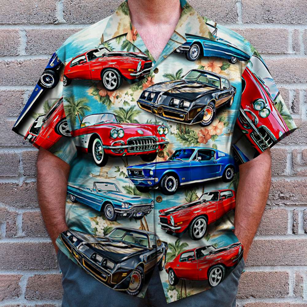 Seamless Island Pattern, Custom Car Hawaiian Shirt - Gift For Summer