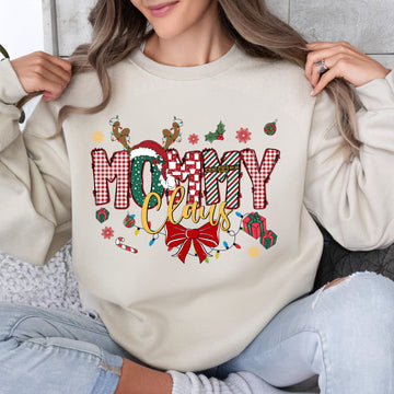 Personalized Christmas Nana/Mama Claus Sweatshirt
