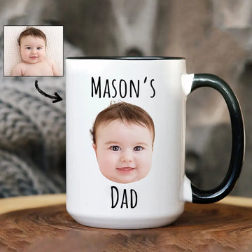 Photo Coffee Mugs - Customized Kids/Pets Face Picture Mug Gift For Family