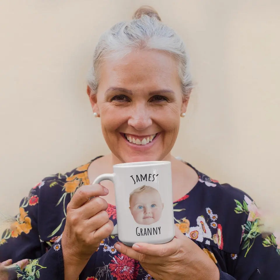 Photo Coffee Mugs - Customized Kids/Pets Face Picture Mug Gift For Family