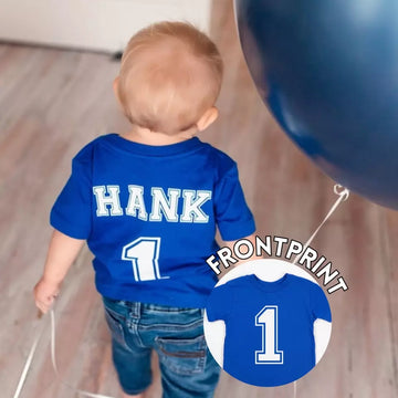 Personalized Birthday Number Shirt 1st Birthday - Custom Shirt Baby Boy First Birthday Outfit