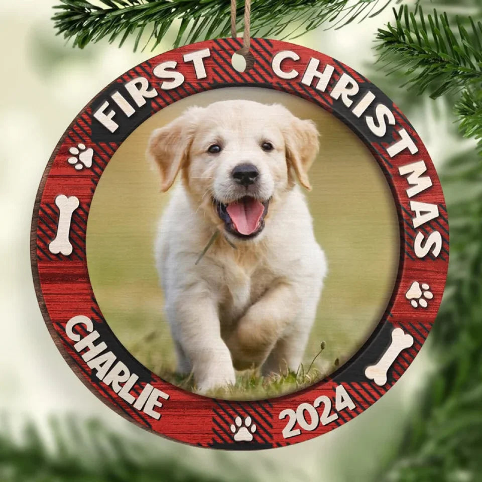 Fur Baby_s First Christmas - Personalized Custom Ro