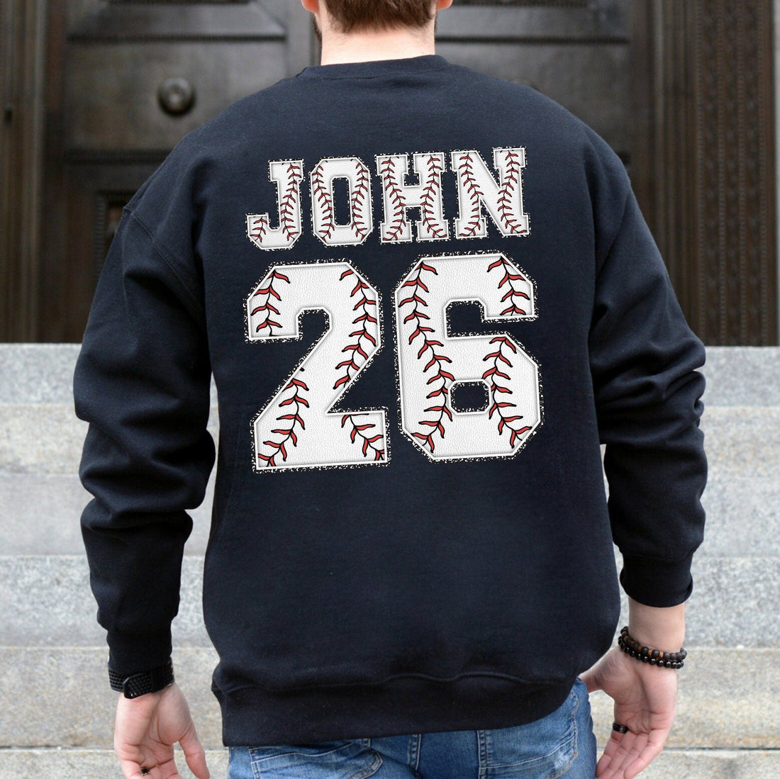 Custom Baseball Dad Shirt - Two-sided Baseball Shirt for Dad