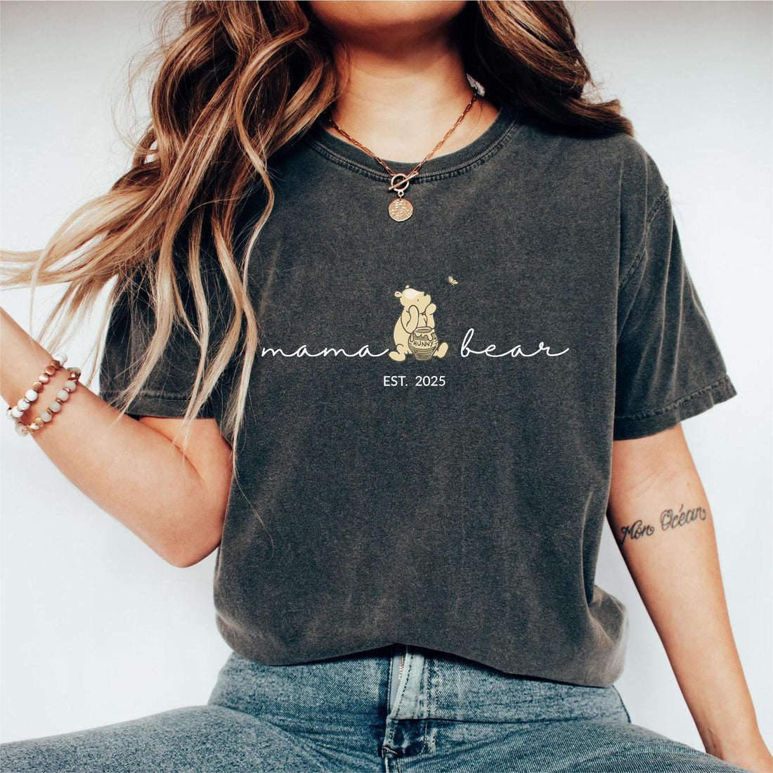 Custom Mama Bear Shirt - Personalized Mama T-Shirt