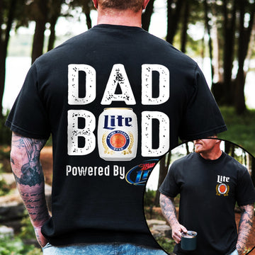 Cheers to the Dad Bod Life Two Side T Shirt - Gift For Dad