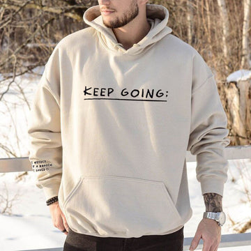 Personalized Hoodie 100 Reasons to Keep Going - Warm Inspirational Gift