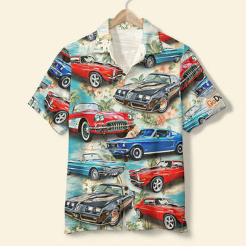 Seamless Island Pattern, Custom Car Hawaiian Shirt - Gift For Summer