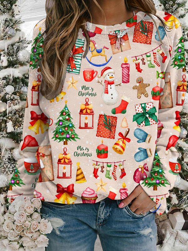 Christmas Gifts Long Sleeve Casual Top