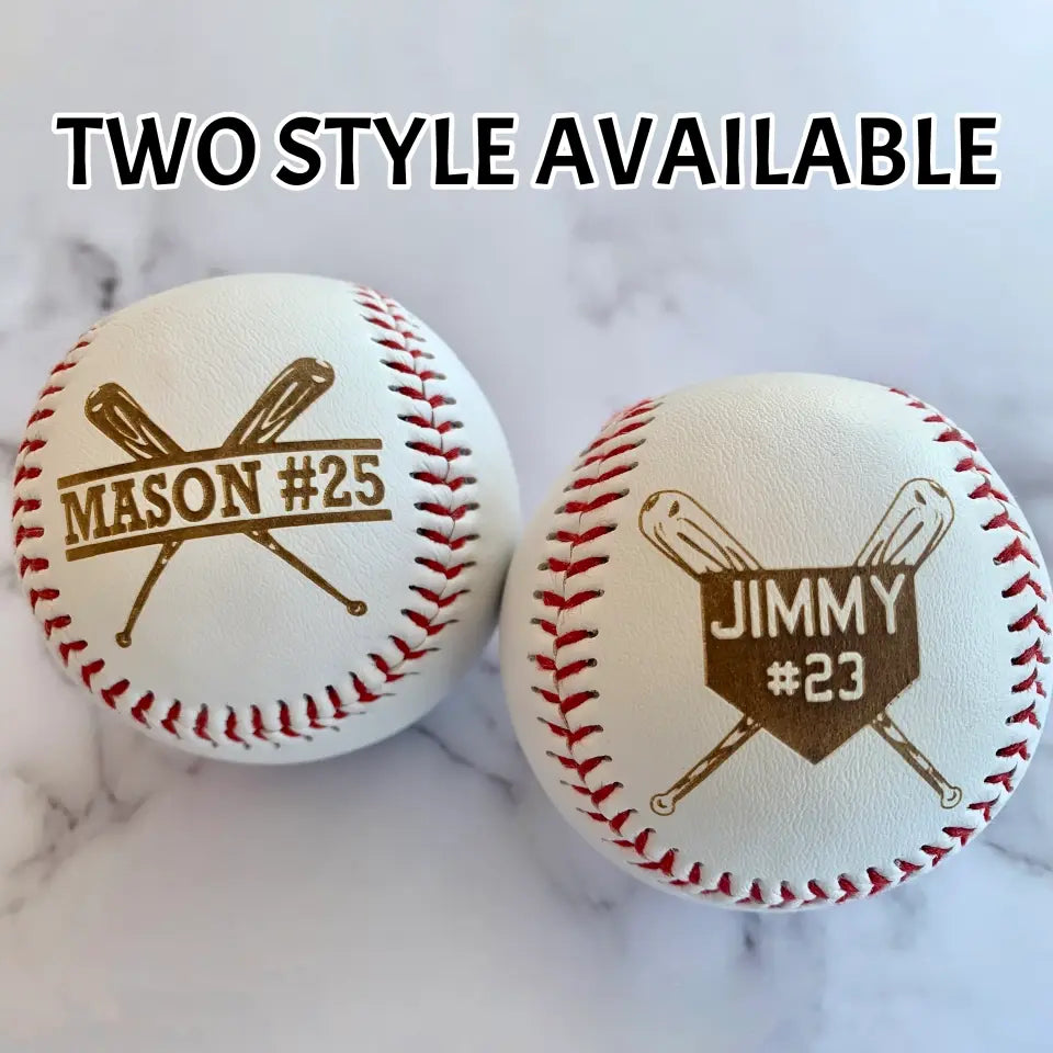 Personalized Name Baseball - Custom Team Balls League Balls