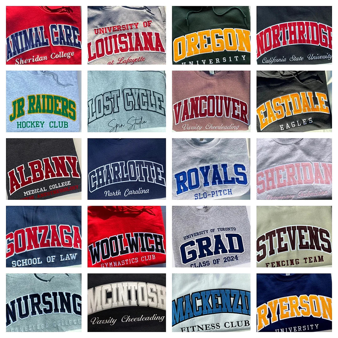 Personalized Tackle Twill Sweatshirt - College/Team/Club Sweaters