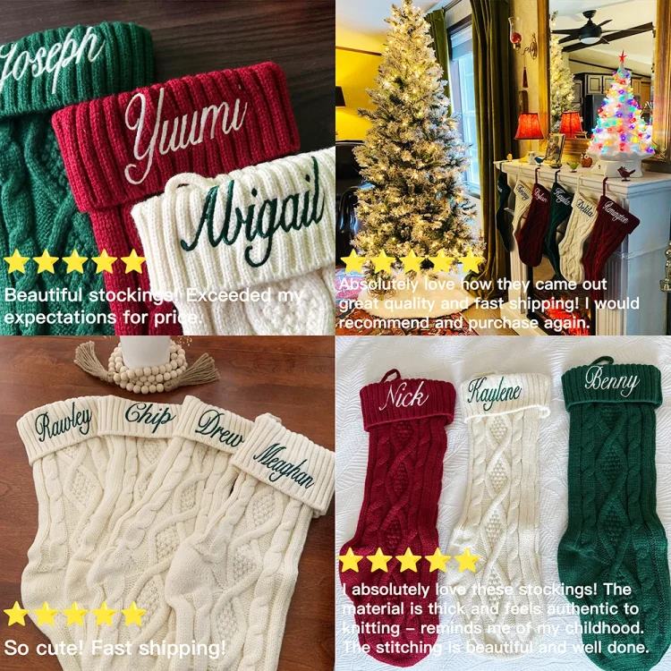 Personalized Embroidered Christmas Stocking