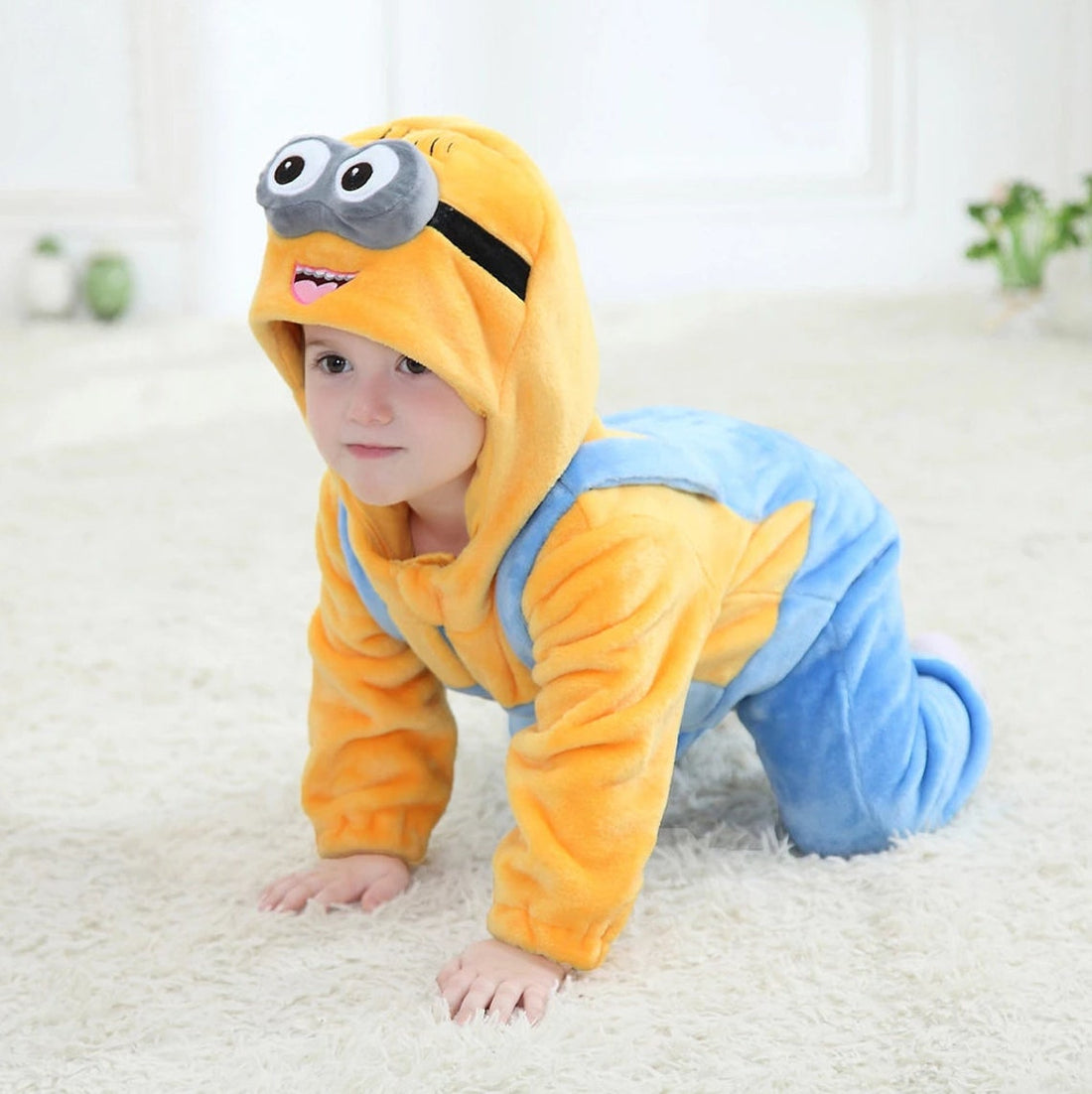 Minion Baby Costume - Warm and Soft Baby Costume for Halloween