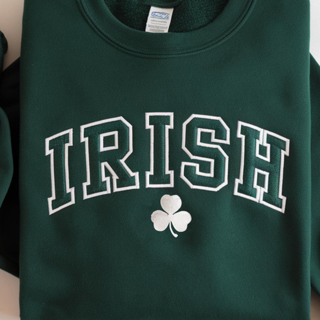 Custom Embroidered Irish Sweatshirt - St Patricks Day Sweatshirt