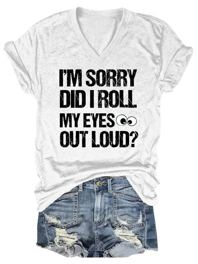 Roll My Eyes Women's T-shirt