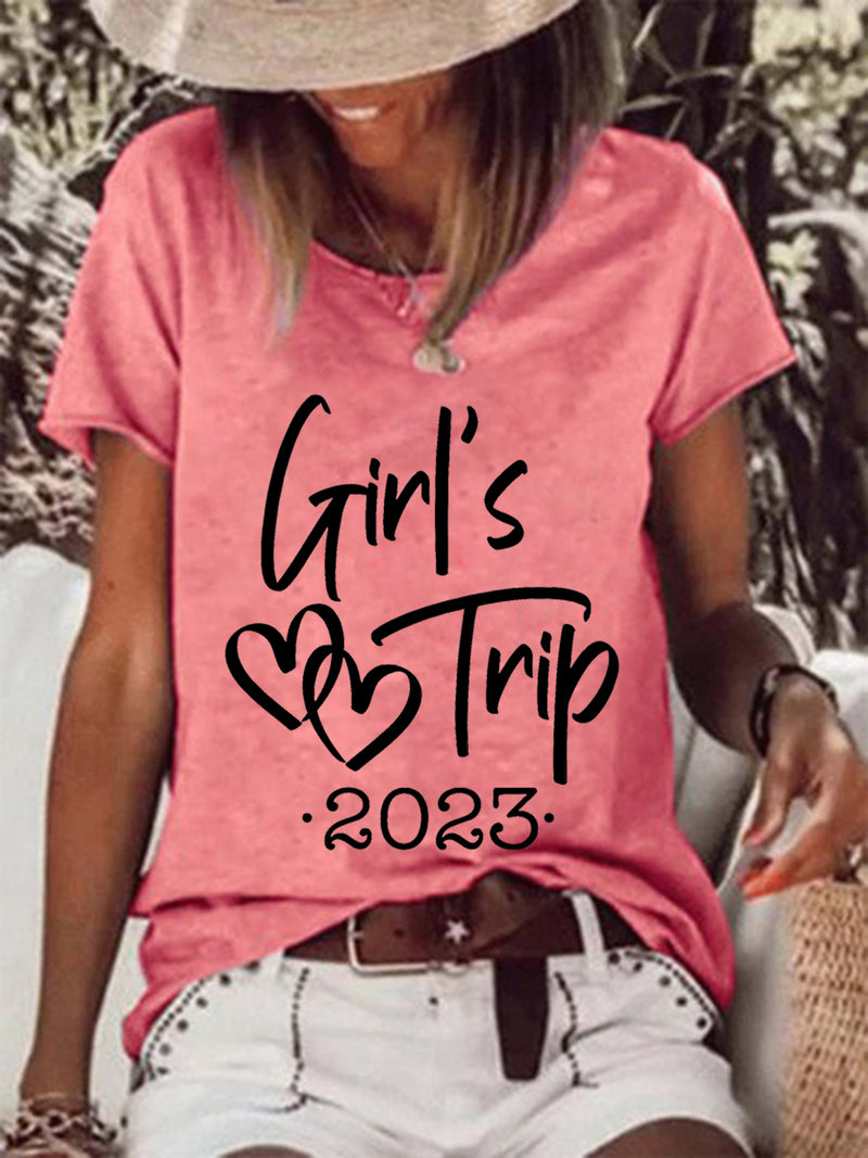 Girl's Trip 2023 Crew Neck T-shirt