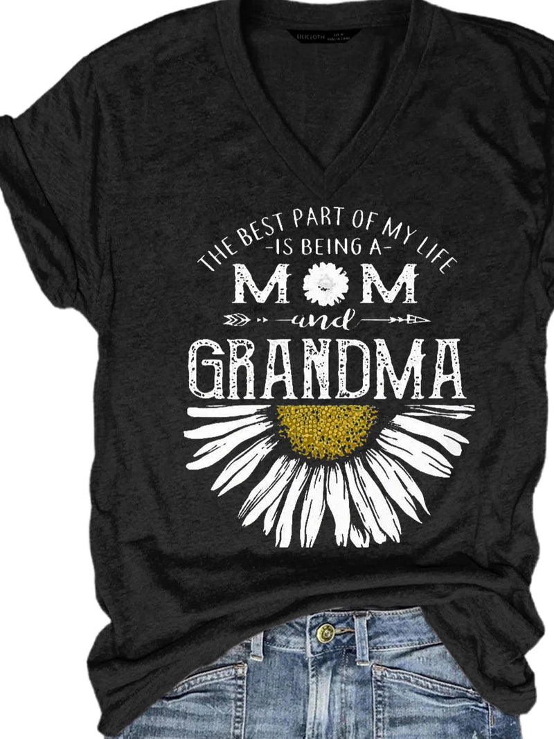 Being A Mom And Grandma Best Gift Shirts&Tops