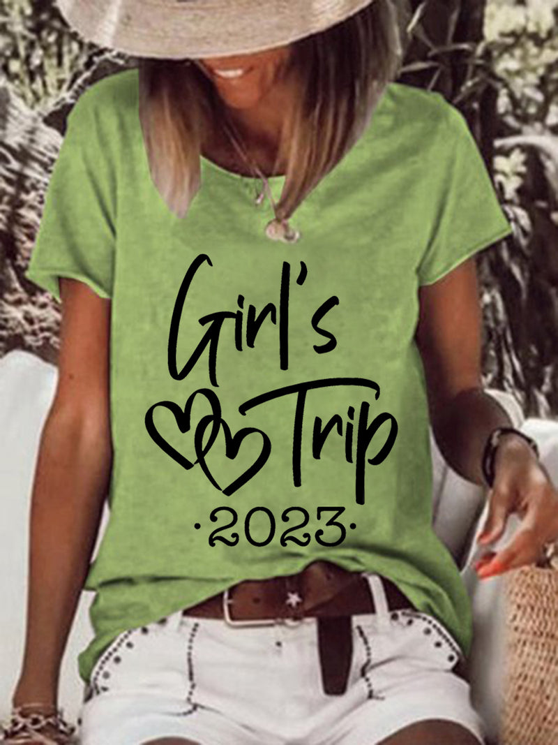 Girl's Trip 2023 Crew Neck T-shirt
