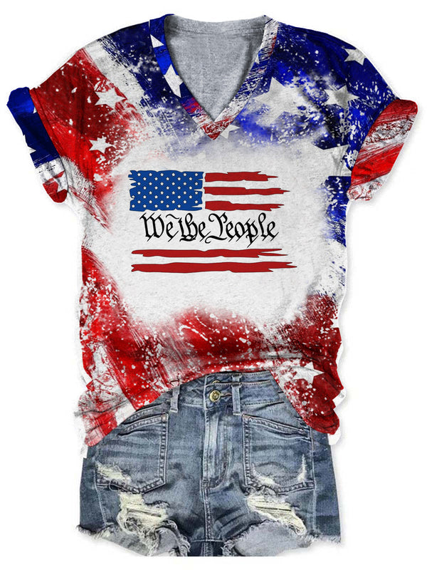 We the people American flag women T-Shirt