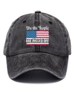 We the people are pissed off Denim sun Hat