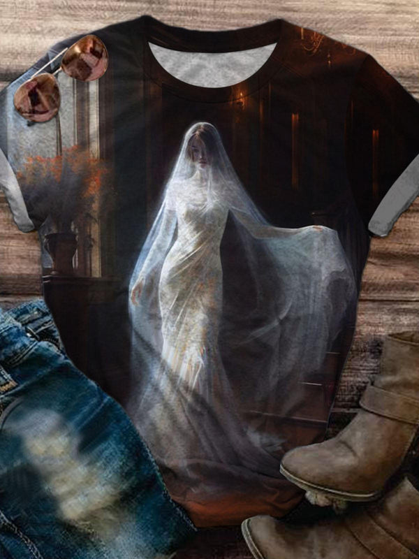 Women's Ghost Bridal Print Top