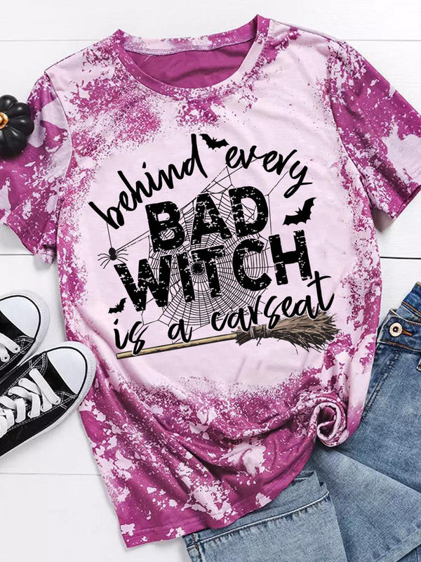Behind Every Bad Witch Tie Dye T-shirt