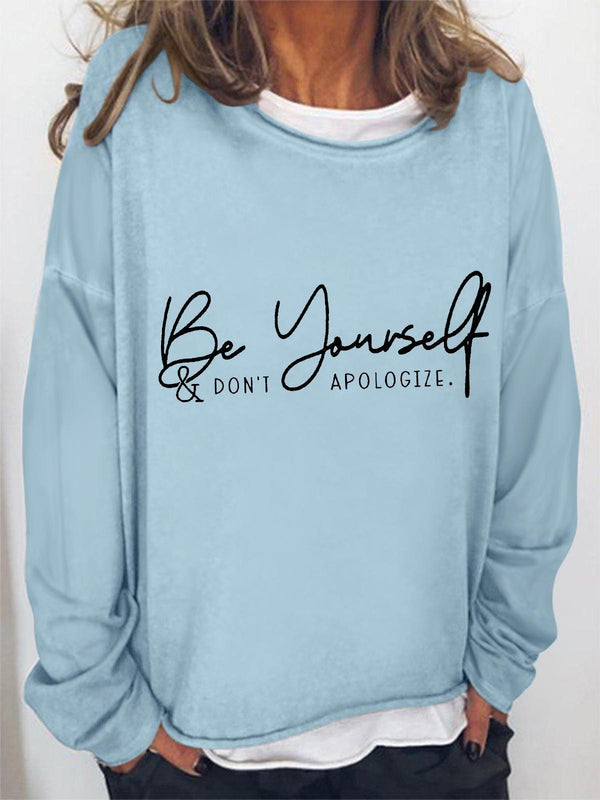 Be Yourself Long Sleeve Top